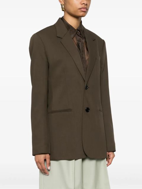 AMI Paris virgin wool blazer - Green