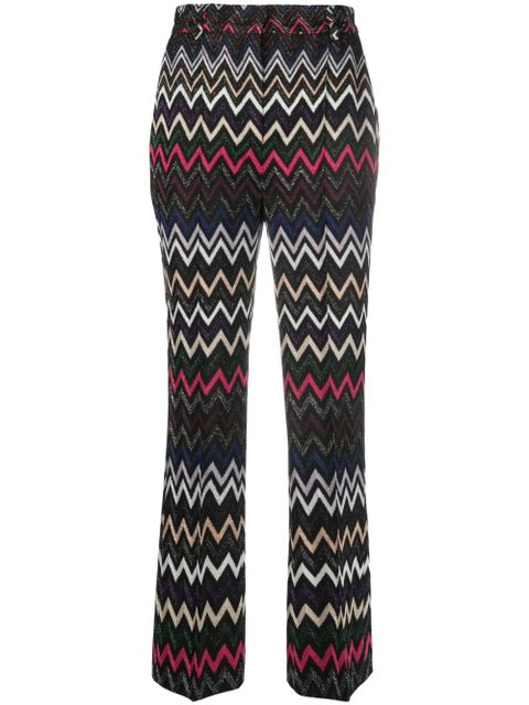 Missoni Zigzag lurex trousers - Black - zdjęcie produktu nr 1