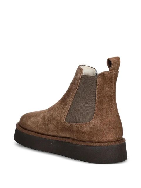 Copenhagen elastic-panel suede chelsea boots - Brown - zdjęcie produktu nr 2
