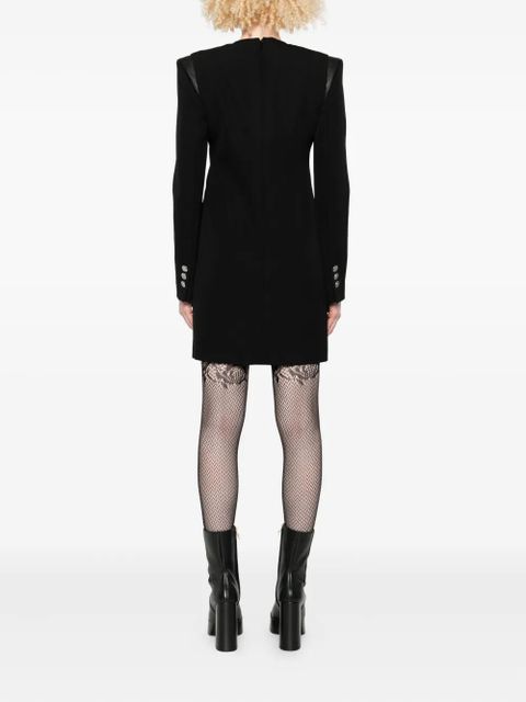 Versace wool mini dress - Black