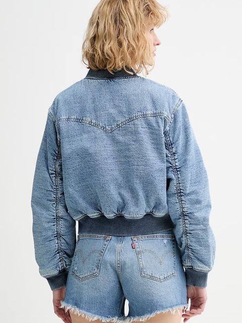 Levi's kurtka bomber jeansowa SCOUT WESTERN - zdjęcie produktu nr 2