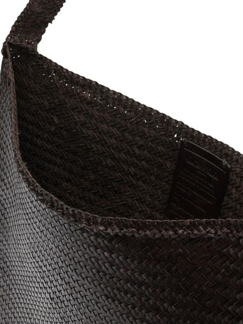 DRAGON DIFFUSION Ars leather tote bag - Brown