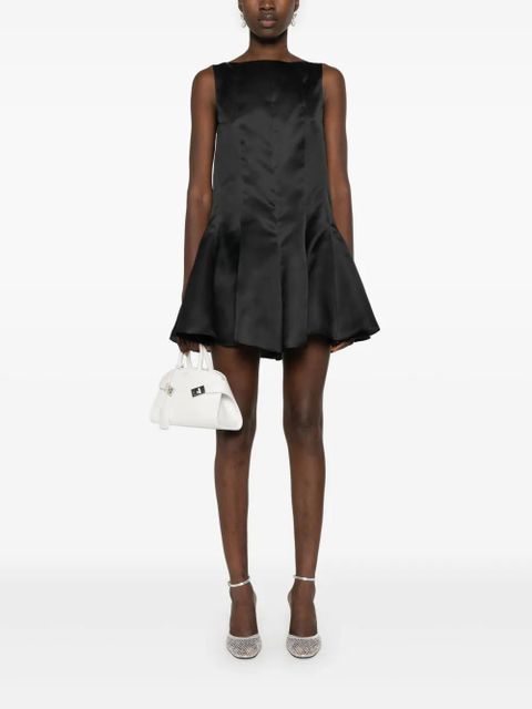 KHAITE The Mags silk short dress - Black - zdjęcie produktu nr 2