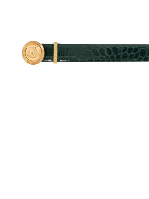 Versace Medusa Head-motif crocodile-effect belt - Green - zdjęcie produktu nr 2
