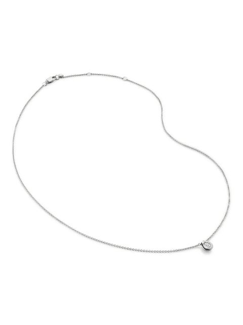 Monica Vinader Solitaire chain necklace - Silver - zdjęcie produktu nr 1