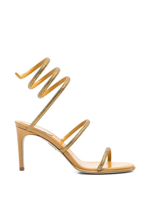 René Caovilla Cleo embellished sandals - Yellow - zdjęcie produktu nr 1