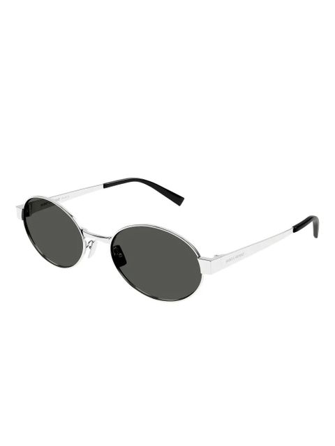 Saint Laurent Eyewear round-frame sunglasses - Silver - zdjęcie produktu nr 2