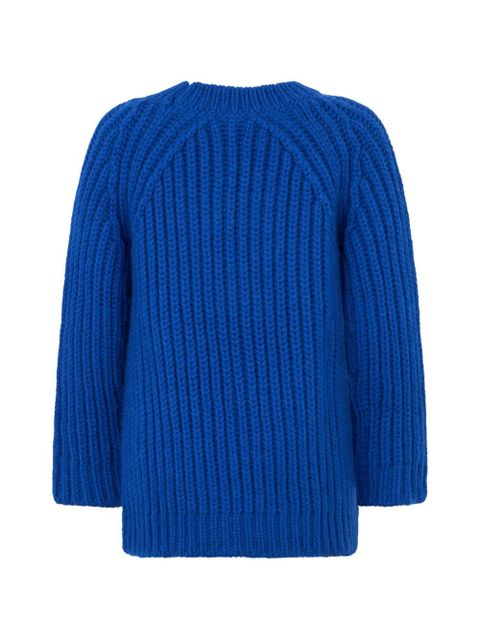 Valentino Garavani ribbed jumper - Blue - zdjęcie produktu nr 2