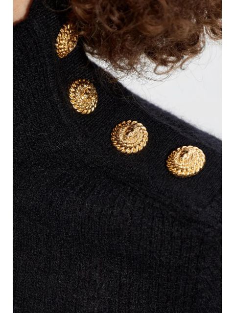 Balmain ribbed-knit jumper - Black