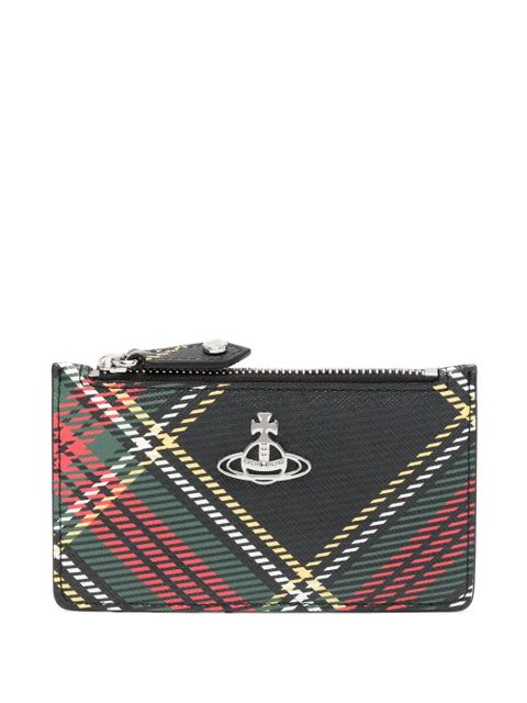 Vivienne Westwood Orb-plaque card holder - Black - zdjęcie produktu nr 1