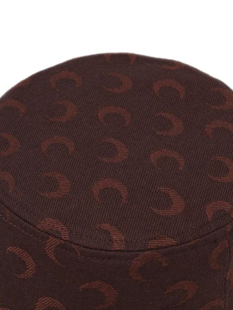 Marine Serre Moon bucket hat - Brown
