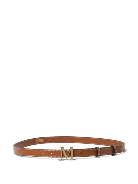Max Mara logo buckle belt - Brown - zdjęcie produktu nr 1