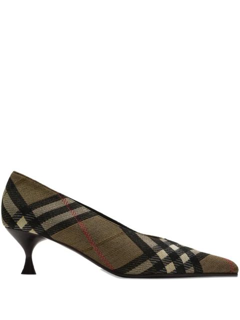 Burberry 55mm Check Dame pointed-toe pumps - Brown - zdjęcie produktu nr 1