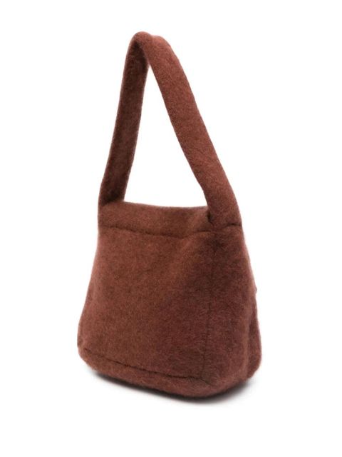 Aya Muse textured shoulder bag - Brown