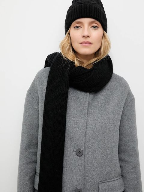 Answear.LAB czapka wełniana kolor czarny