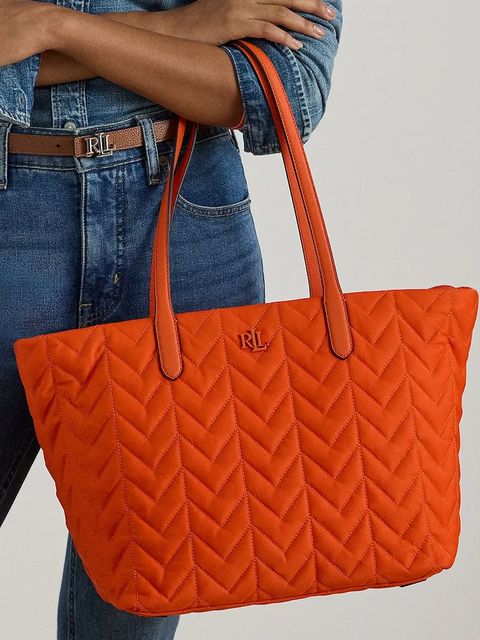 Lauren Ralph Lauren torebka kolor pomarańczowy 431P04320