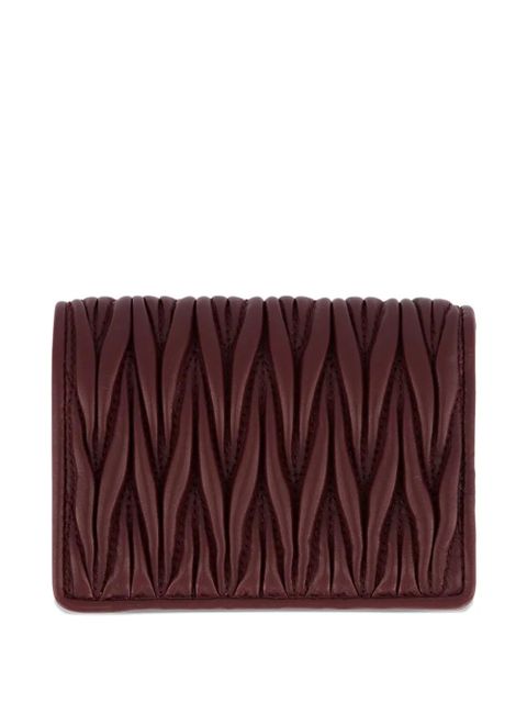 Miu Miu leather wallet - Red - zdjęcie produktu nr 2