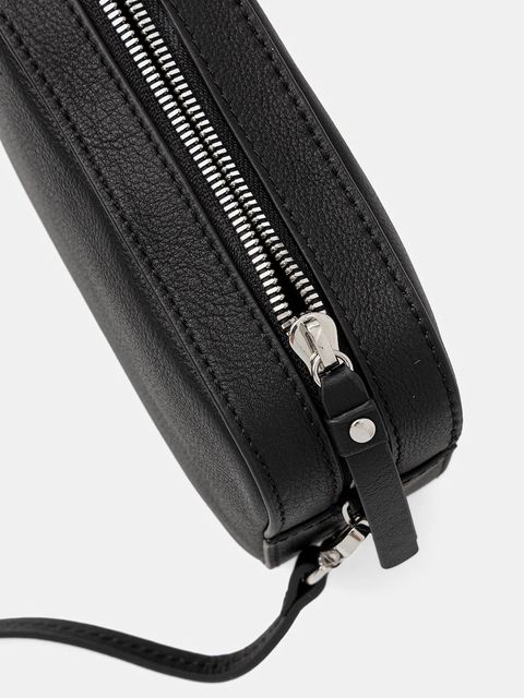 Marc O'Polo torebka skórzana kolor czarny 5000009087