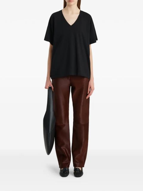 KHAITE Linda T-shirt - Black - zdjęcie produktu nr 2