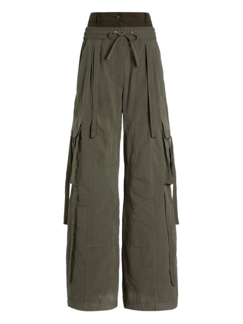 Dolce & Gabbana drawstring cargo pants - Green - zdjęcie produktu nr 1
