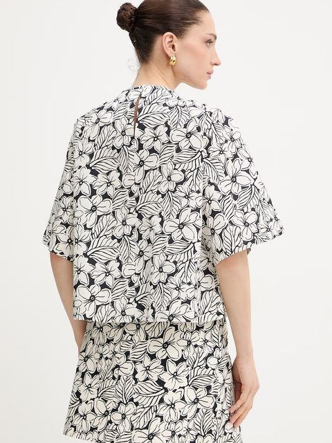 Weekend Max Mara bluzka bawełniana QUAGLIA - zdjęcie produktu nr 2