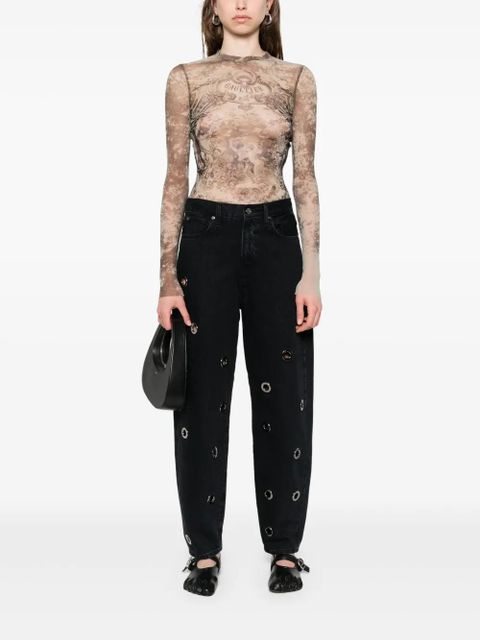 Jean Paul Gaultier mesh top - Neutrals - zdjęcie produktu nr 2