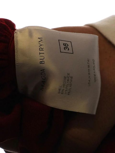 Magda Butrym one-shoulder top - Red