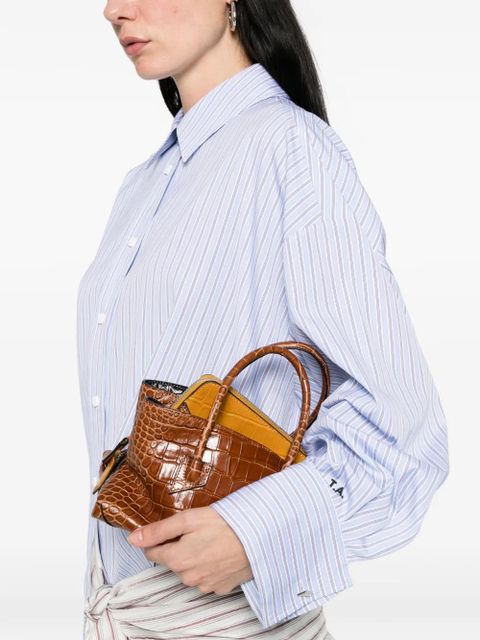 The Attico mini Le Passeggiata tote bag - Brown - zdjęcie produktu nr 2