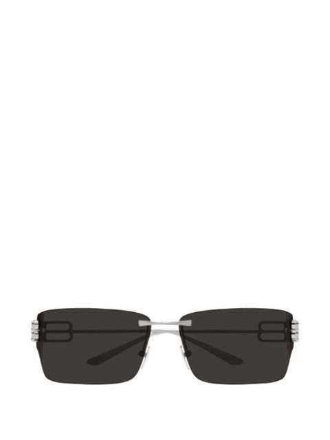 Balenciaga Eyewear logo-detail sunglasses - Silver - zdjęcie produktu nr 2