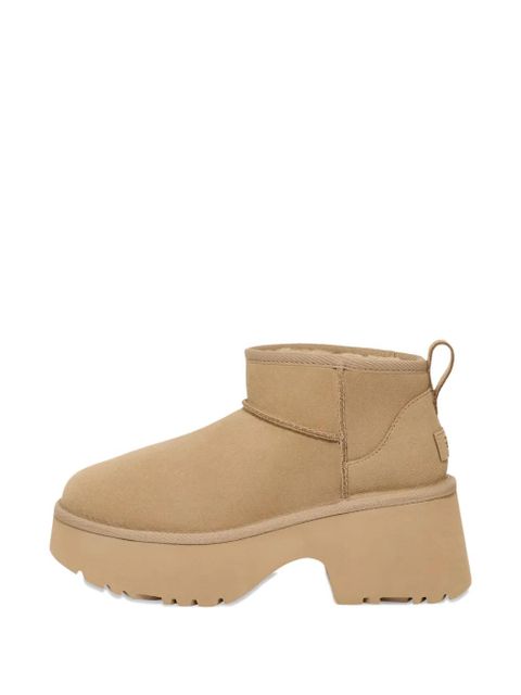 UGG Classic Ultra Mini New Heights platform pull-tab boots - Neutrals - zdjęcie produktu nr 2