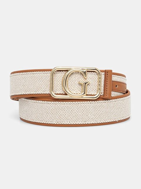 Guess pasek SEBINA damski kolor brązowy BW9203 P5135