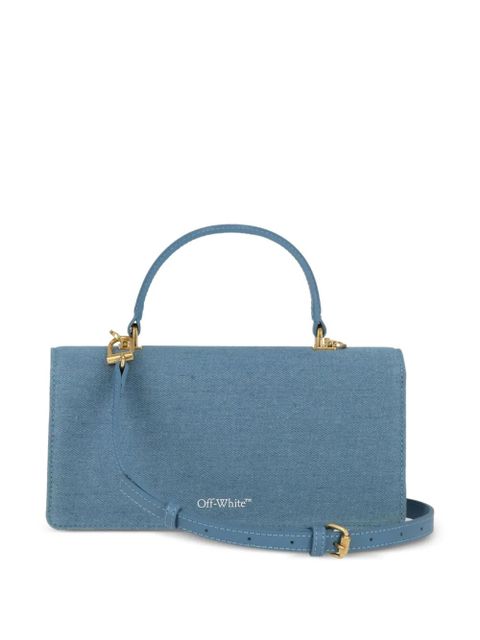 Off-White logo-plaque cross body bag - Blue - zdjęcie produktu nr 2