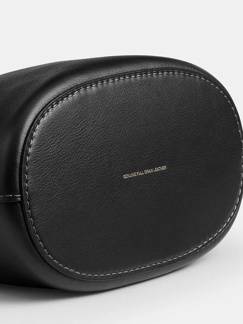 Coach torebka skórzana Bleecker Bucket Bag 21 kolor szary CCX07