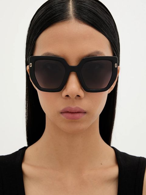 Marc Jacobs okulary przeciwsłoneczne damskie kolor czarny MJ 1126/S