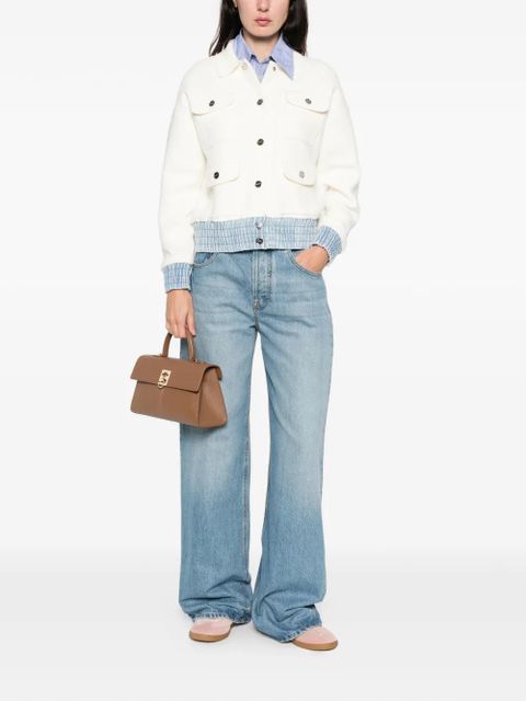 SANDRO long-sleeve cardigan - Neutrals