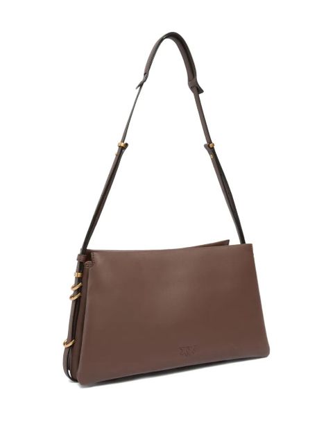 PINKO leather shoulder bag - Brown
