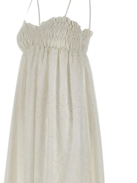 Faithfull the Brand Etta ruffled A-line dress - Neutrals