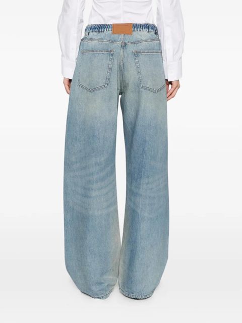 Alexander Wang elasticated-waistband jeans - Blue