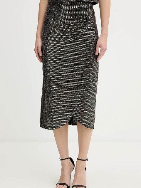 Morgan spódnica kolor czarny midi prosta JOLIVIA - zdjęcie produktu nr 1