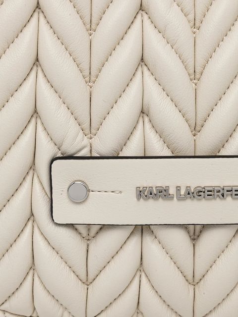 Karl Lagerfeld torebka K/WEAVE kolor beżowy B1W30080 - zdjęcie produktu nr 2