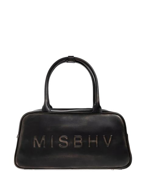 MISBHV embossed-logo tote bag - Black