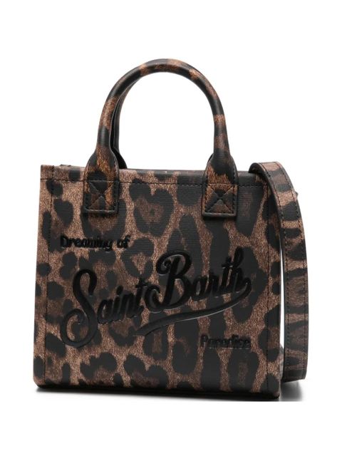 MC2 Saint Barth leopard print top handle tote bag - Brown - zdjęcie produktu nr 1