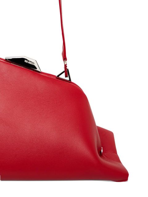 The Attico silver-tone hardware shoulder bag - Red