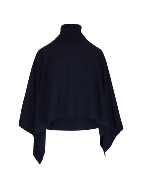 Michael Kors midnight draped turtleneck caftan top - Blue - zdjęcie produktu nr 1