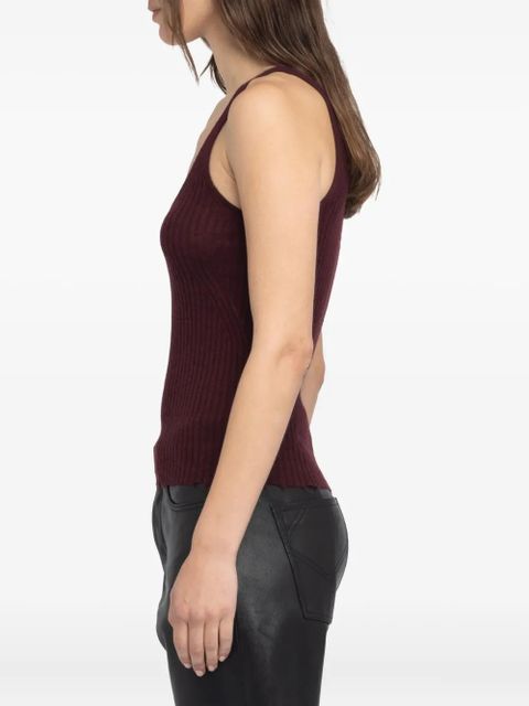 Zadig&Voltaire ribbed tank top - Red