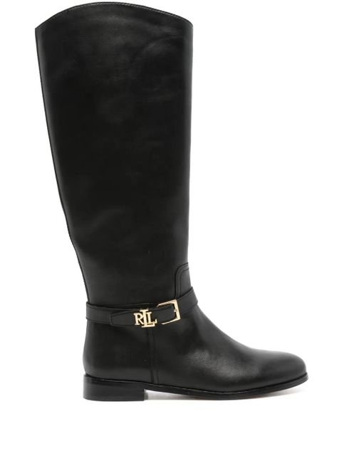 Lauren Ralph Lauren logo-plaque boots - Black - zdjęcie produktu nr 1