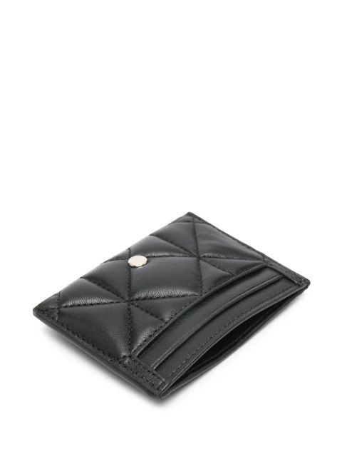 Mulberry quilting credit card wallet - Black