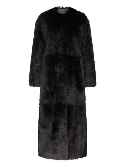 LouLou de Saison shearling panelled coat - Black - zdjęcie produktu nr 1