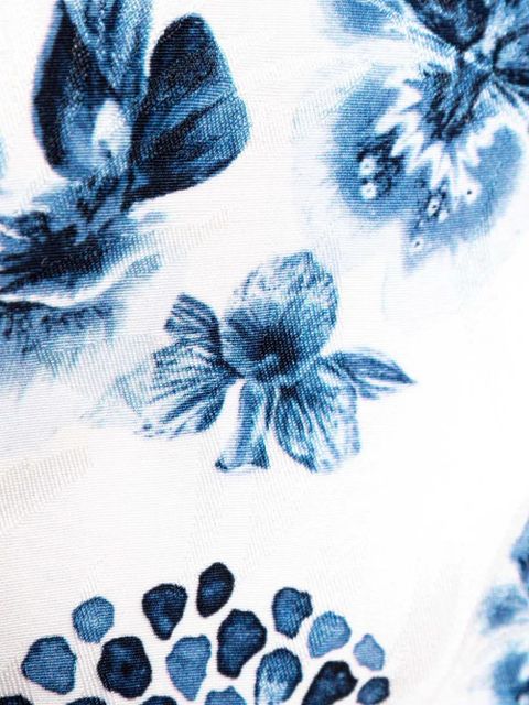 Agua By Agua Bendita Cacao Petalo cropped top - White