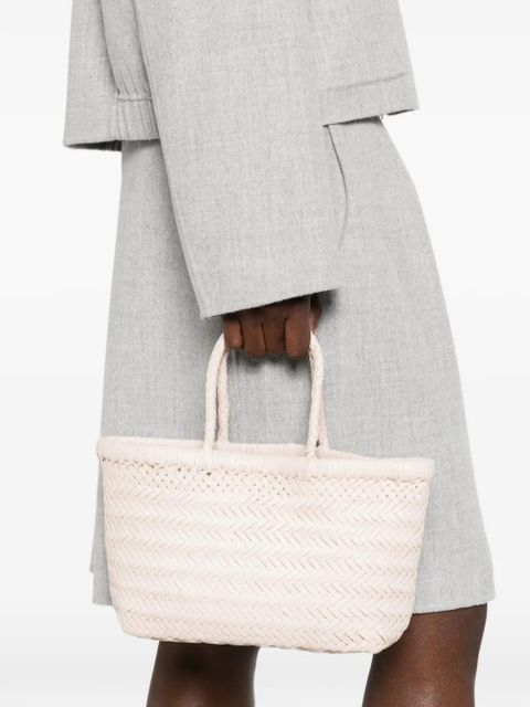 DRAGON DIFFUSION mini Flat Gora woven tote bag - Neutrals - zdjęcie produktu nr 2